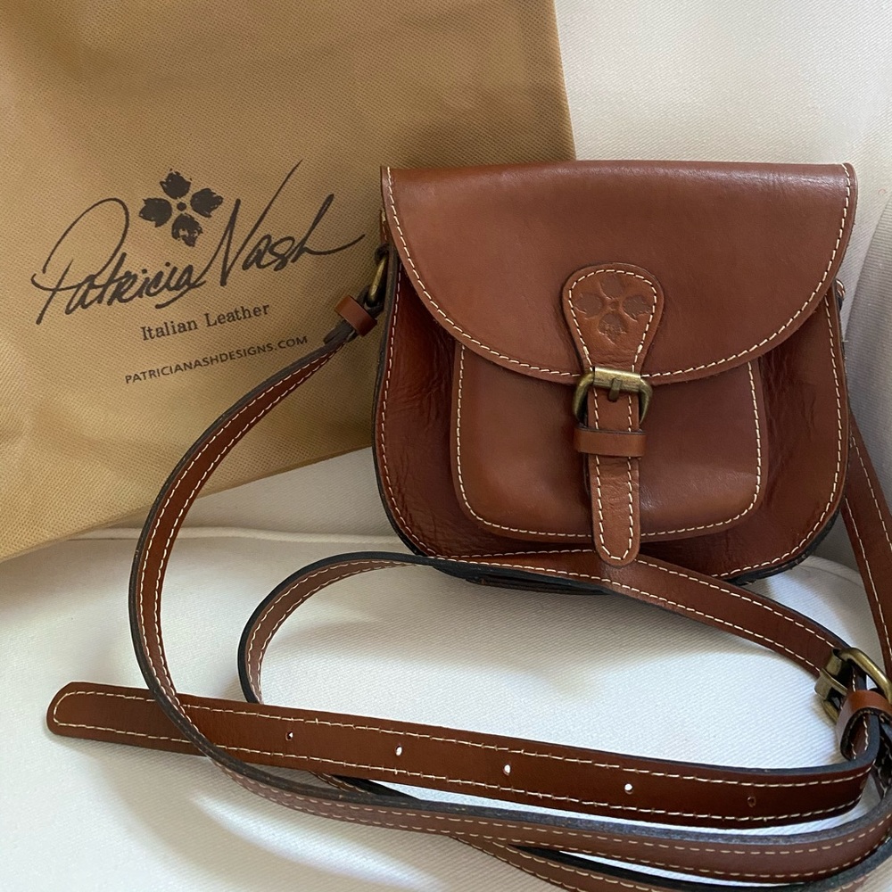 Patricia Nash Argos Crossbody Saddle Bag